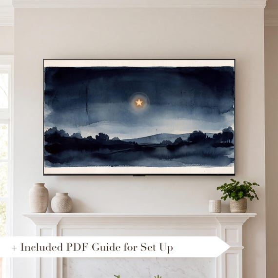 Star Over the Hills Samsung Frame TV Art — view 2
