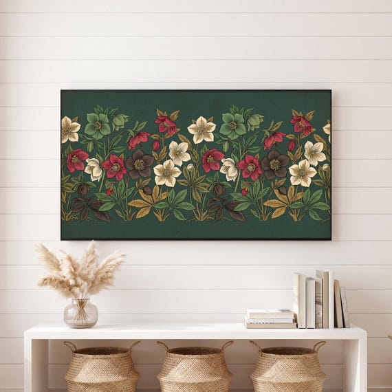 Hellebore Samsung Frame TV Art — view 6