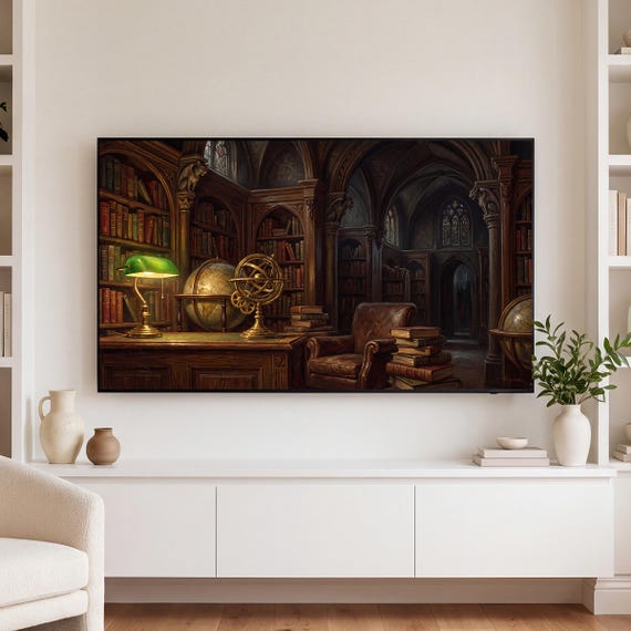 Globe and Orrery Samsung Frame TV Art — view 3