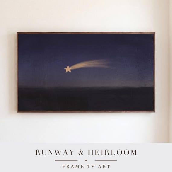 Star with Comet Tail Samsung Frame TV Art — view 5