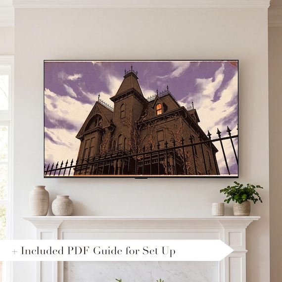 Haunted House Samsung Frame TV Art Bundle of 6 (4K Digital Download) — view 2