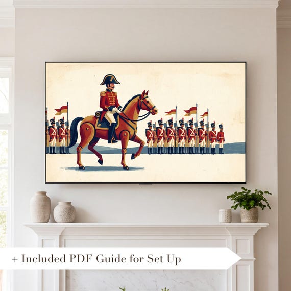 Mounted Officer Samsung Frame TV Art — view 2