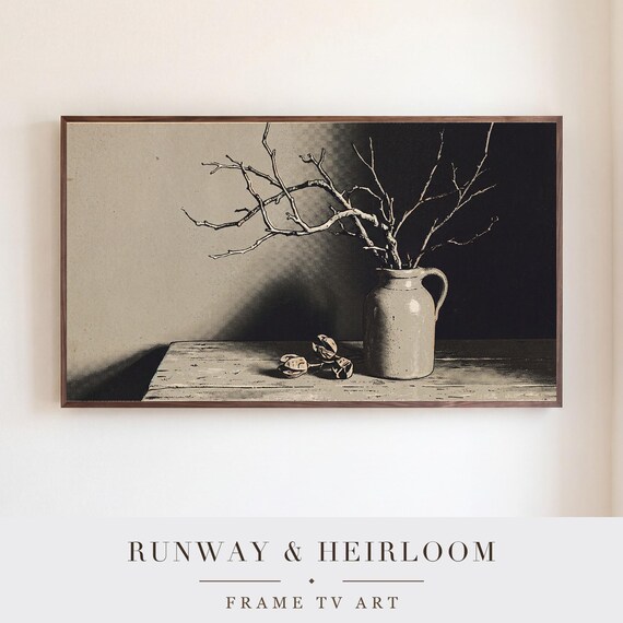 Neutral Heirloom Pumpkins Samsung Frame TV Art — view 5