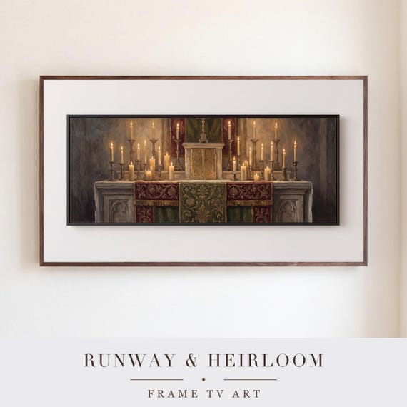 Candlelit Altar Samsung Frame TV Art — view 5