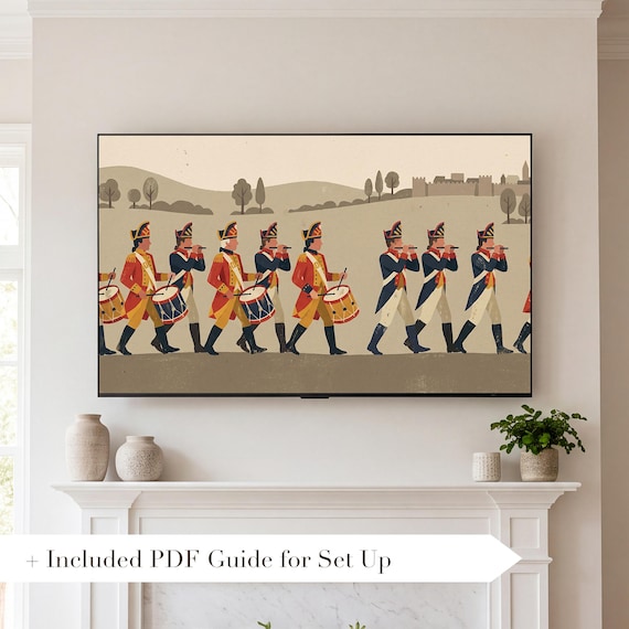 Drummers and Fifers Samsung Frame TV Art — view 2