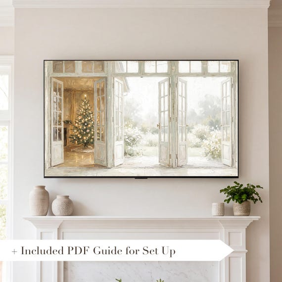 Conservatory Doors Samsung Frame TV Art — view 2