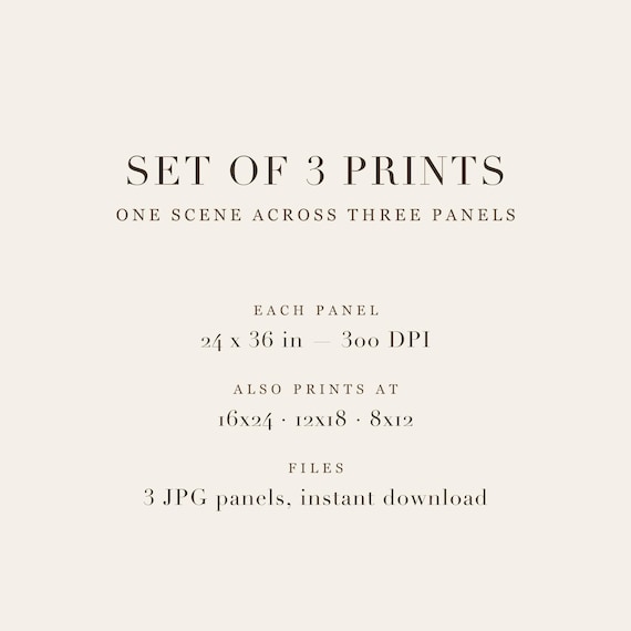 Rain Ramp Triptych Set of 3 — view 3