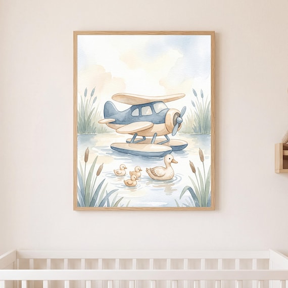 Duck Pond Floatplane Print โ view 2