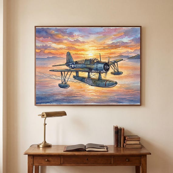 OS2U Kingfisher Watercolor Print — view 5