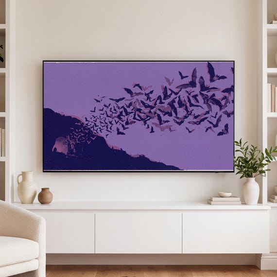 Bats Halloween Samsung Frame TV Art Bundle of 6 (4K Digital Download) — view 3