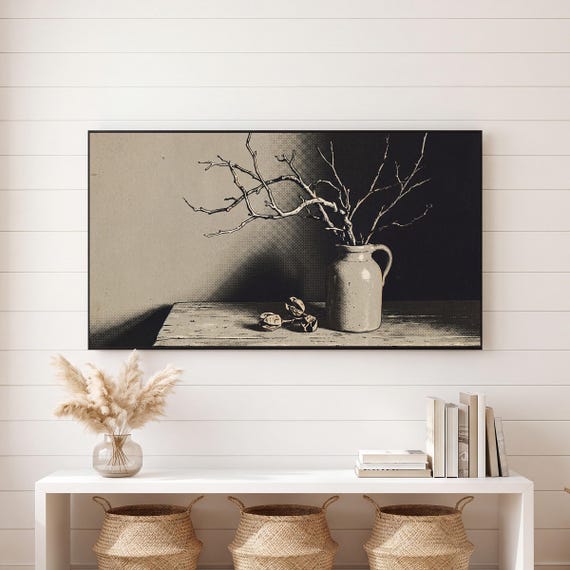 Neutral Heirloom Pumpkins Samsung Frame TV Art — view 6