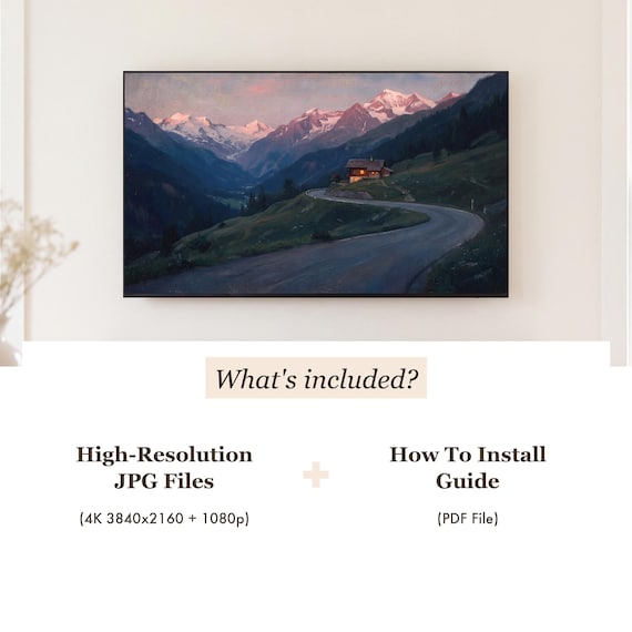 Alpine Winter Samsung Frame TV Art Bundle of 6 — view 4
