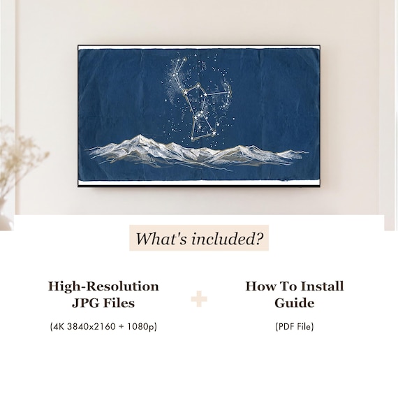 Winter Constellation Samsung Frame TV Art Bundle of 6 — view 4
