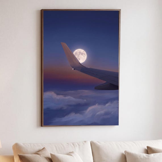 Moonrise off the Wingtip Print — view 5