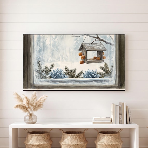 Bird Feeder Samsung Frame TV Art — view 6