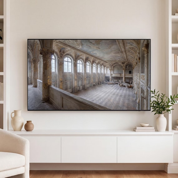 Abandoned Ballroom Samsung Frame TV Art — view 3