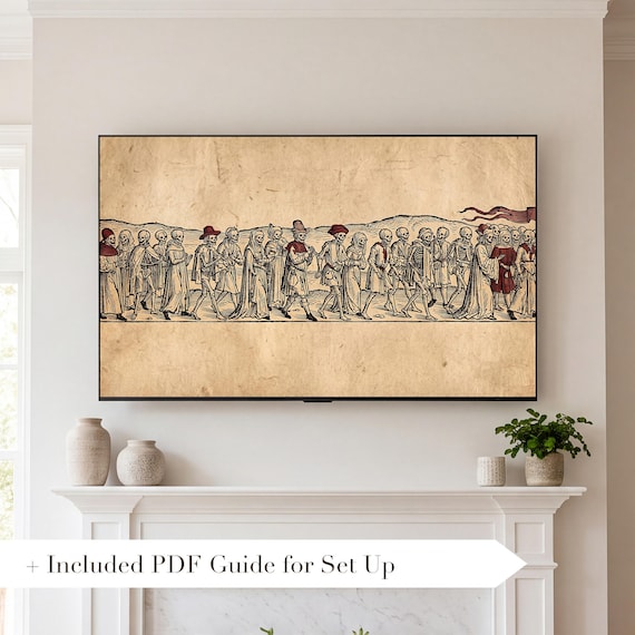 Danse Macabre Samsung Frame TV Art Bundle of 6 — view 2