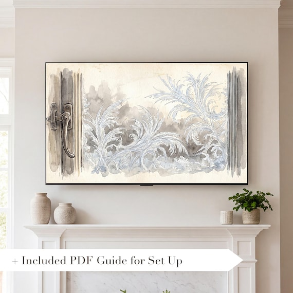 Cottage Casement Samsung Frame TV Art — view 2