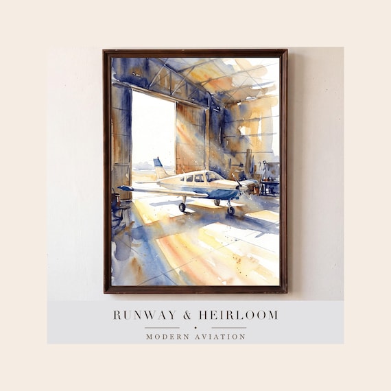 Open Hangar Morning Print