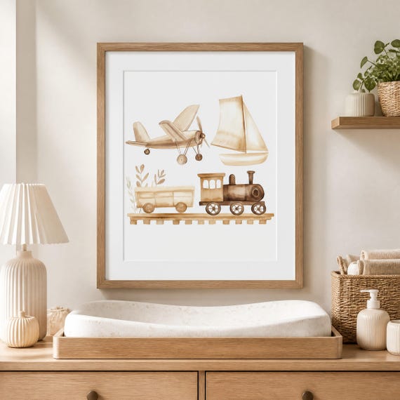 Vintage Toys Nursery Wall Art — view 2