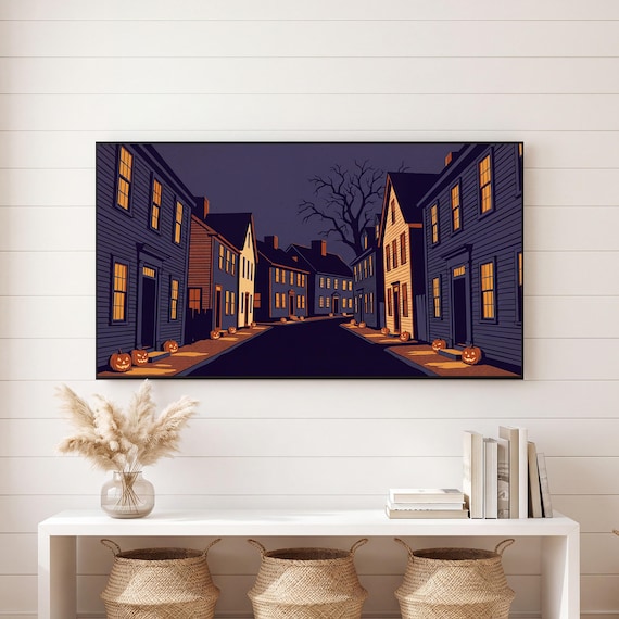 Spooky Town Halloween Samsung Frame TV Art Bundle of 6 (4K Digital Download) — view 6