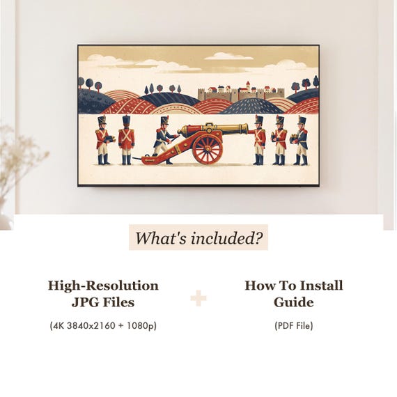 Toy Cannon Crew Samsung Frame TV Art — view 4