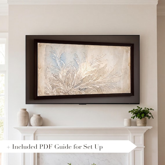 Frost Crystals Samsung Frame TV Art — view 2