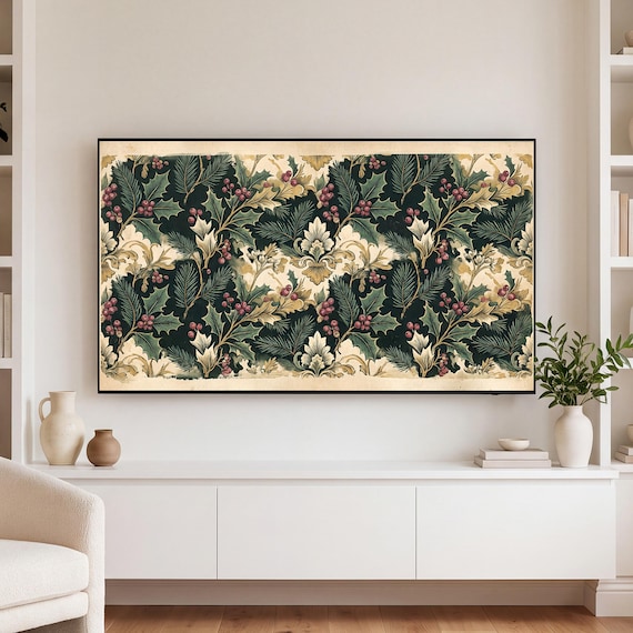Christmas Pattern Samsung Frame TV Art — view 3