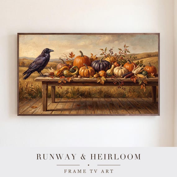 Harvest Table Samsung Frame TV Art Bundle of 6 (4K Digital Download) — view 5