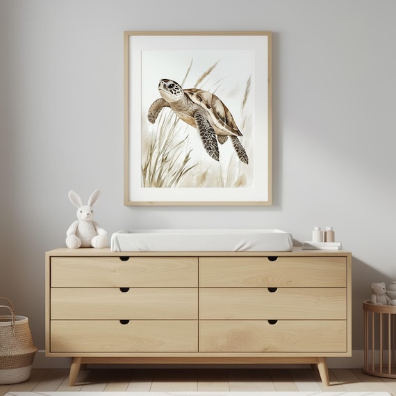 Sea Turtle Nursery Wall Art
