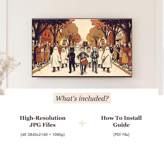 Halloween Parade Samsung Frame TV Art Bundle of 6 — view 6