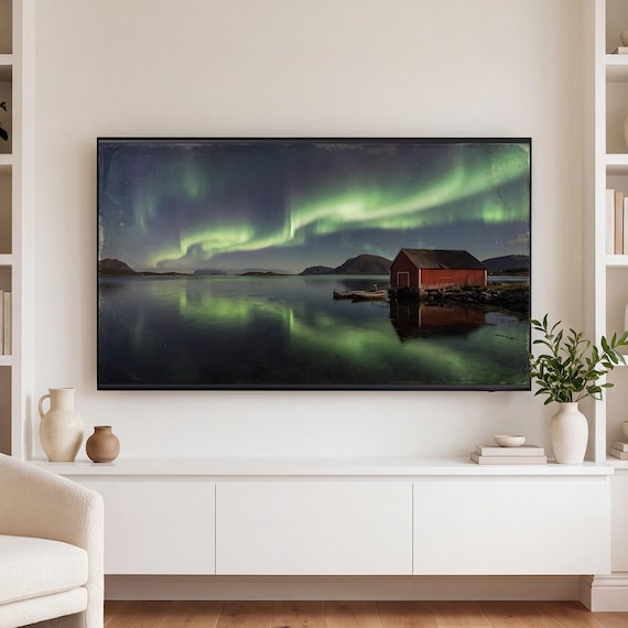 Northern Lights Samsung Frame TV Art Bundle of 6 — view 3
