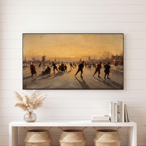 Skaters at Sunset Samsung Frame TV Art — view 6