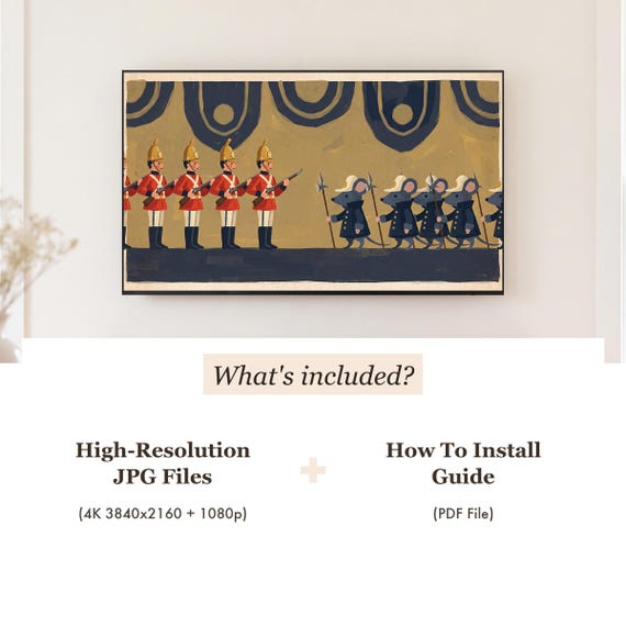 Soldiers and Mice Samsung Frame TV Art — view 4