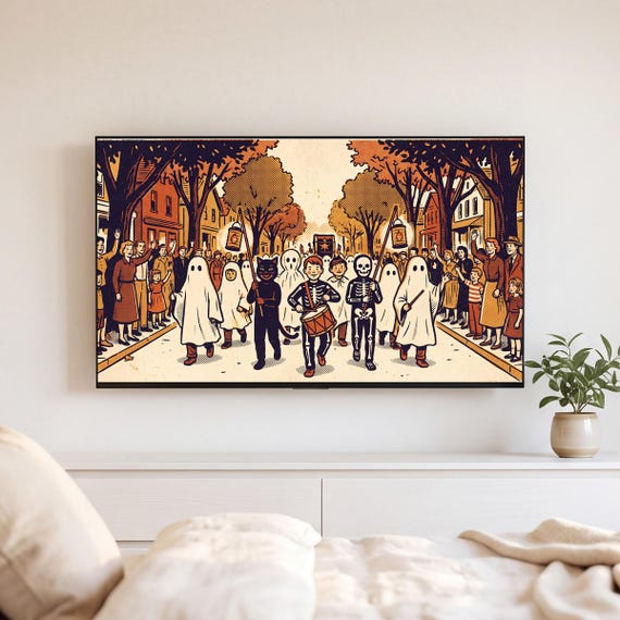 Halloween Parade Samsung Frame TV Art Bundle of 6 — view 5