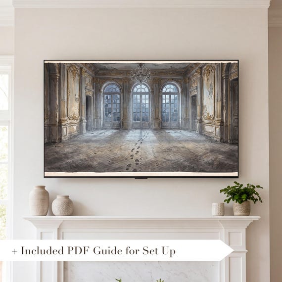 Footprints in the Dust Samsung Frame TV Art — view 2