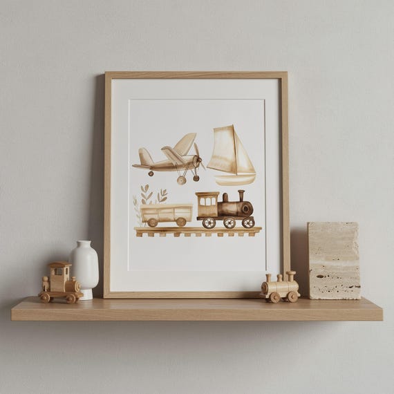 Vintage Toys Nursery Wall Art — view 5