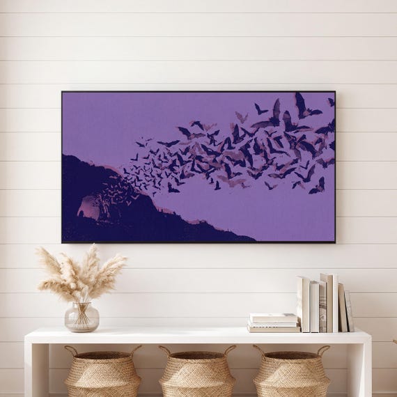 Bats Halloween Samsung Frame TV Art Bundle of 6 (4K Digital Download) — view 6