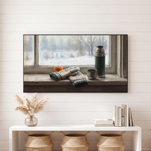 Mittens and Thermos Samsung Frame TV Art — view 6