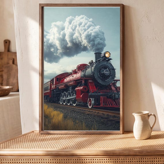 Steam Train Wall Art — view 5