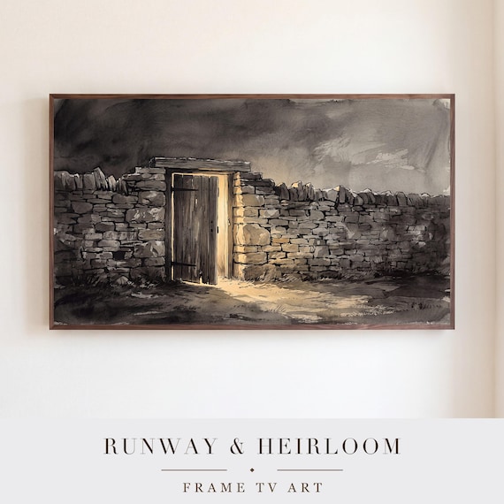 Door Ajar Samsung Frame TV Art — view 5