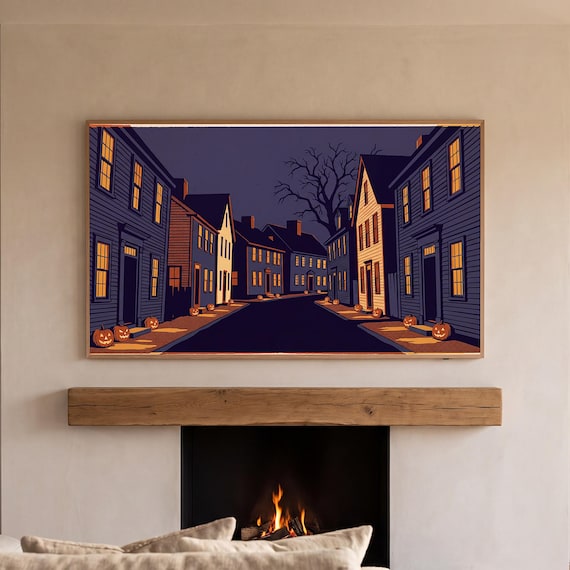 Halloween Frame TV Art Mega Bundle All 48 Pieces, Samsung Frame TV Art Bundle, Vintage Screen P…