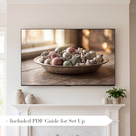Bowl of Ornaments Samsung Frame TV Art — view 2