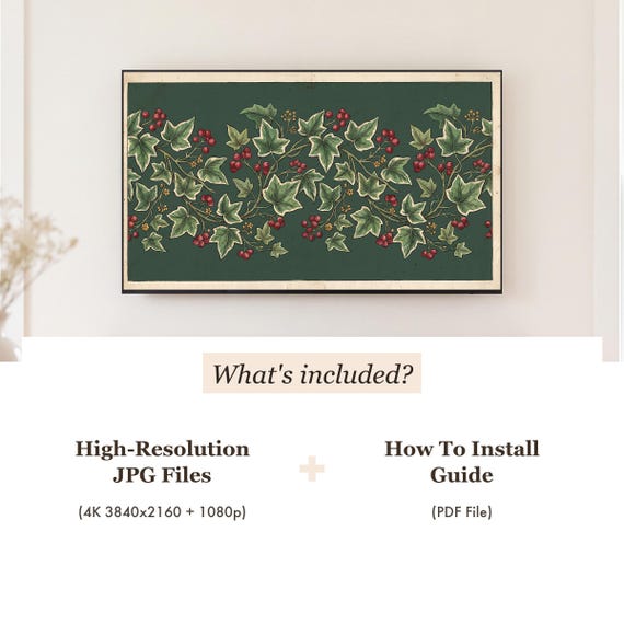 Trailing Ivy Samsung Frame TV Art — view 4