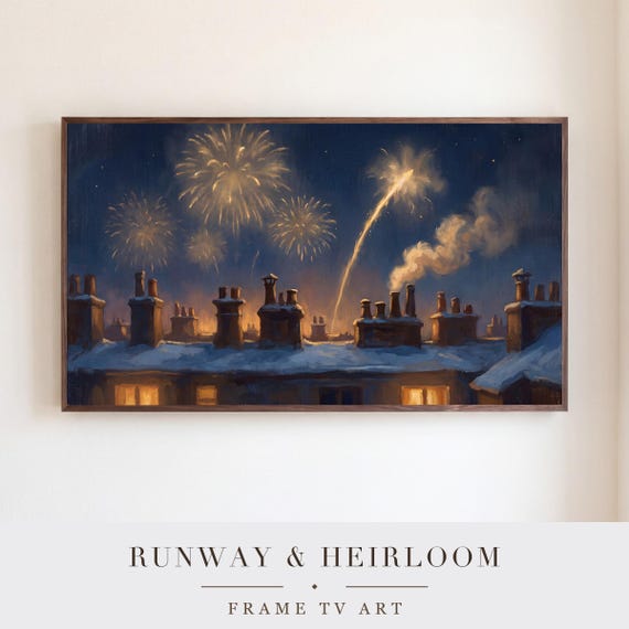 Rocket Trail Samsung Frame TV Art — view 5