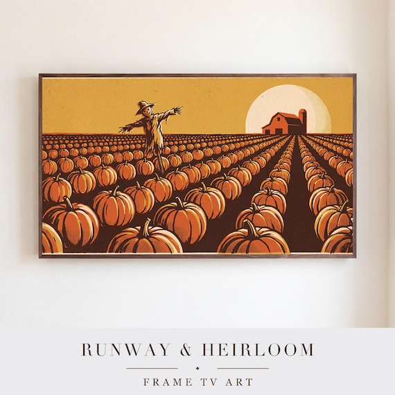 Pumpkin Harvest Samsung Frame TV Art Bundle of 6 (4K Digital Download) — view 4