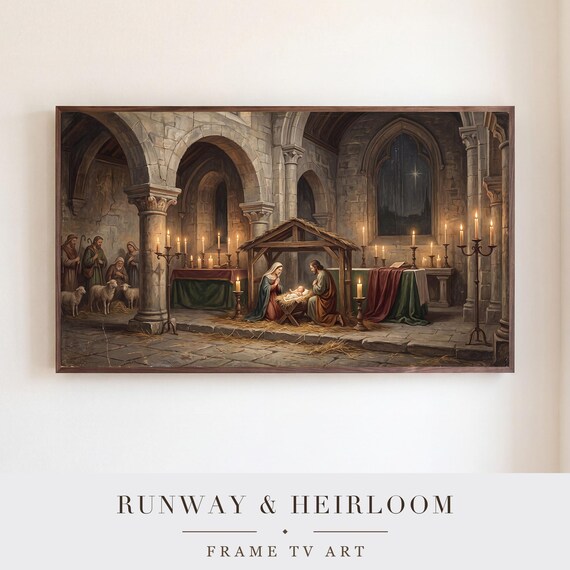Nativity Scene Samsung Frame TV Art — view 5