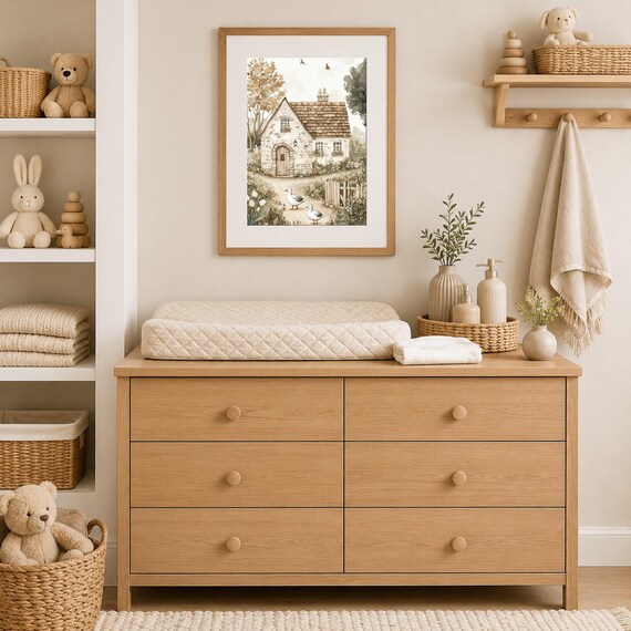 English Cottage Nursery Wall Art — view 3