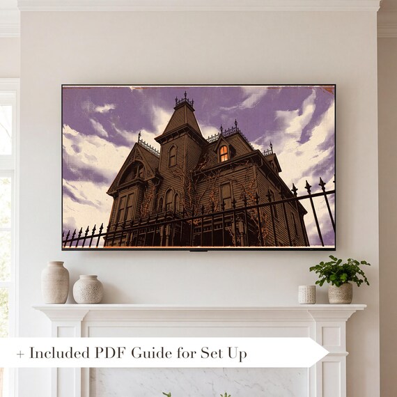 Autumn Gale House Samsung Frame TV Art — view 2