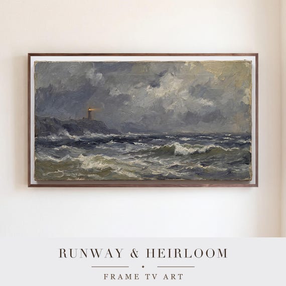 Lighthouse Light from the Sea Samsung Frame TV Art — view 5